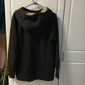 Burton Black Hooded Jacket with Cream Lining